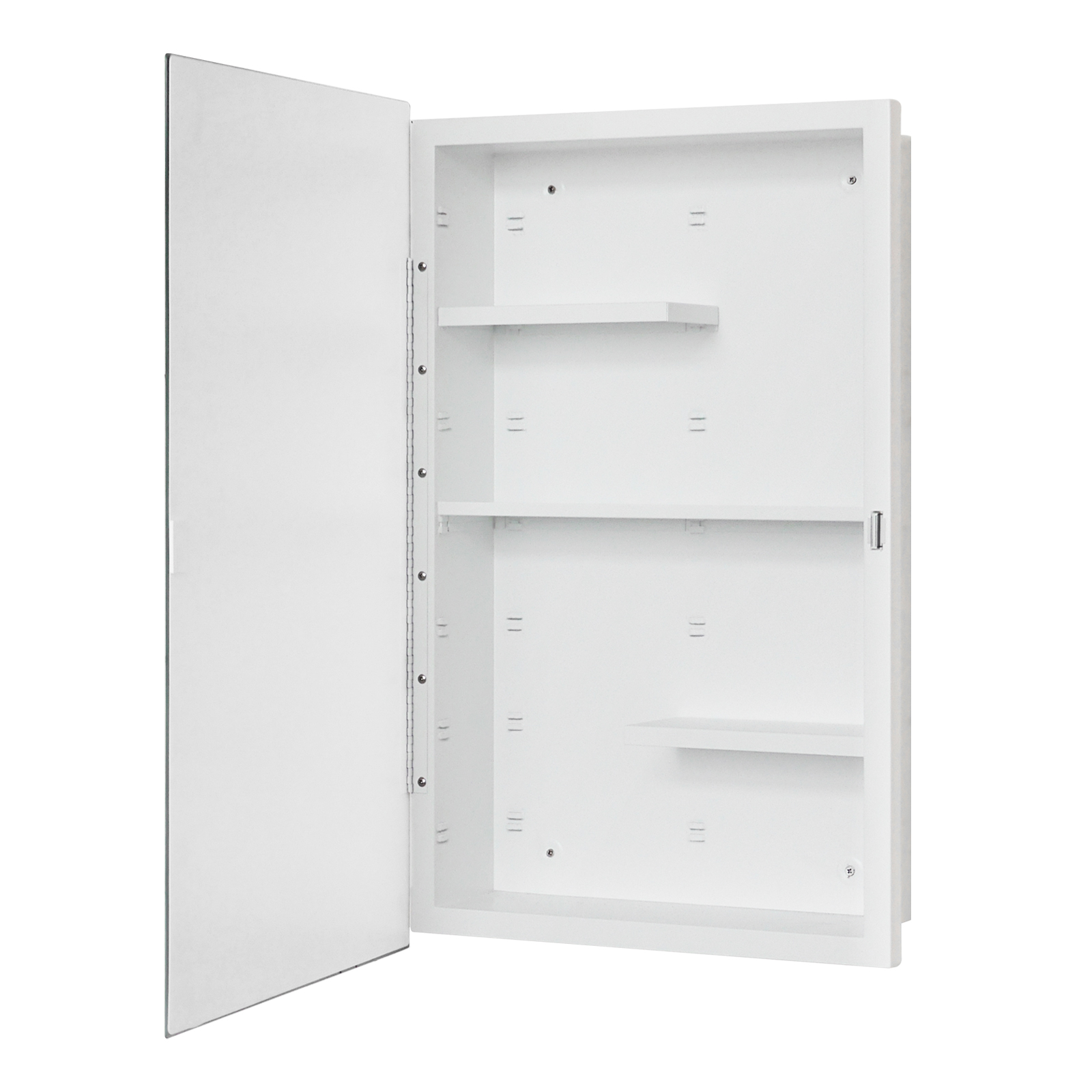 Plastic Medicine Cabinet, With Golden Round Corner Frame