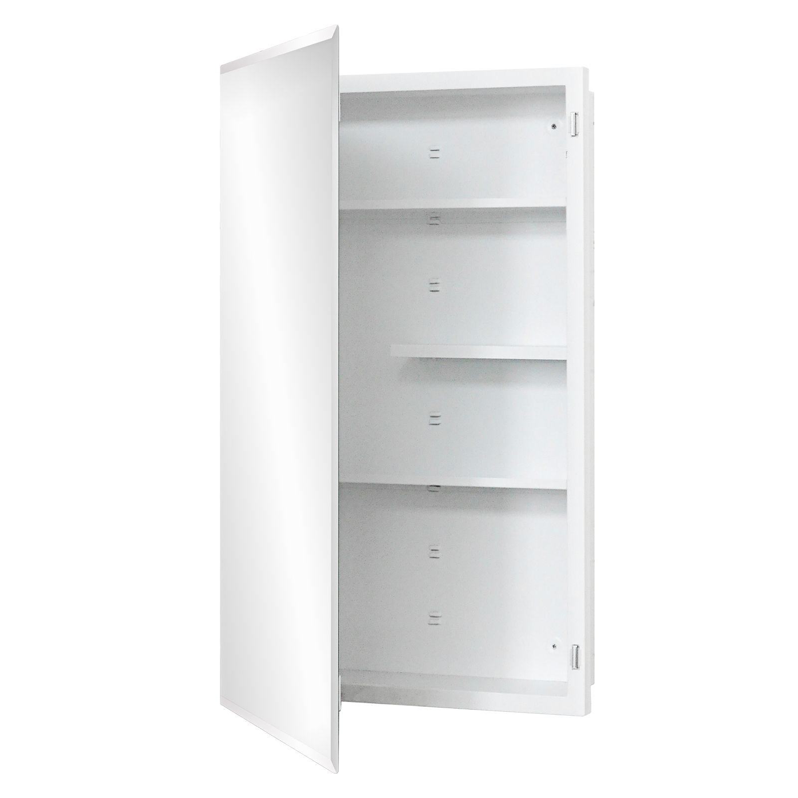 Plastic Medicine Cabinet, With Golden Round Corner Frame 18x30