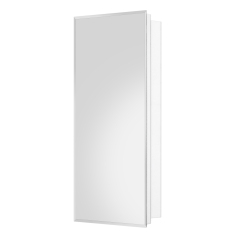 Plastic Medicine Cabinet, With Golden Round Corner Frame 20x36