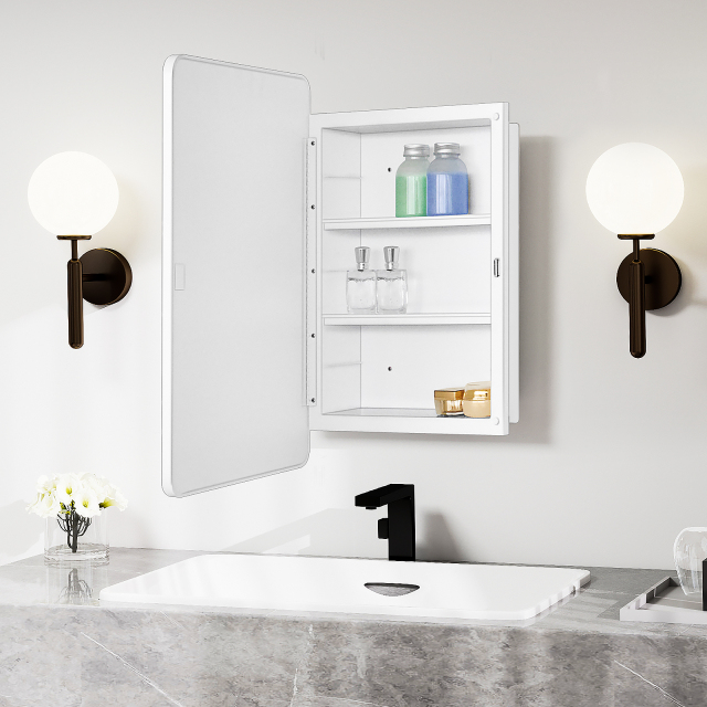 Plastic Medicine Cabinet, Available in a variety of colours. 16x24