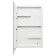 Plastic Medicine Cabinet, With Golden Round Corner Frame