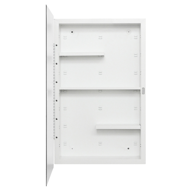 Plastic Medicine Cabinet, With Golden Round Corner Frame