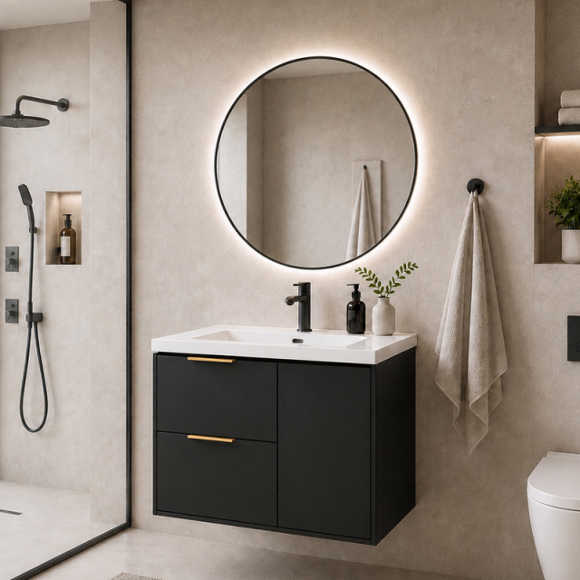 Minimalist Multi-functional Bathroom Cabinet