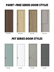 Paint-free and PET series door styles