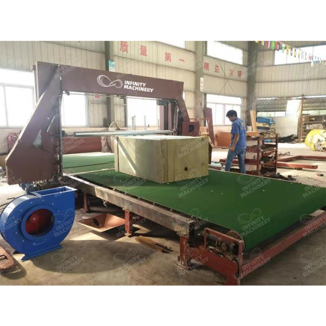 IF-HMVO1/HMVO2 Máquina cortadora de esponja con correa de malla horizontal (con ventilador de succion)