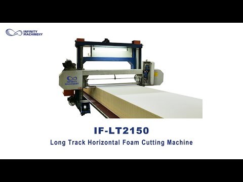 IF-LT1650/ LT2450 Long track horizontal foam cutting machine