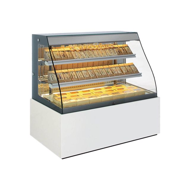 Refrigerated display cabinet, cake freezer
