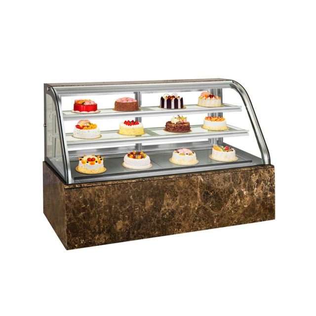 Cake preservation cabinet, refrigerated display cabinet