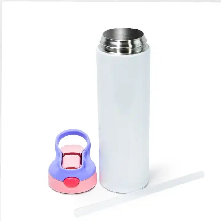 20oz kids baby children skinny straight skinny water bottle Sublimation 5colors mix 25pcs/case