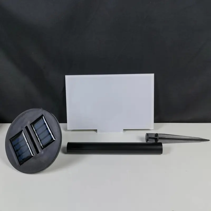 New arrival  Sublimation acrylic solar grass lamp  10pcs
