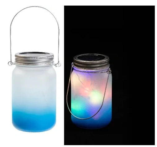 US RTS 15oz Sublimation Glass Blanks Mason Jar Lantern Free Shipping (36pcs)