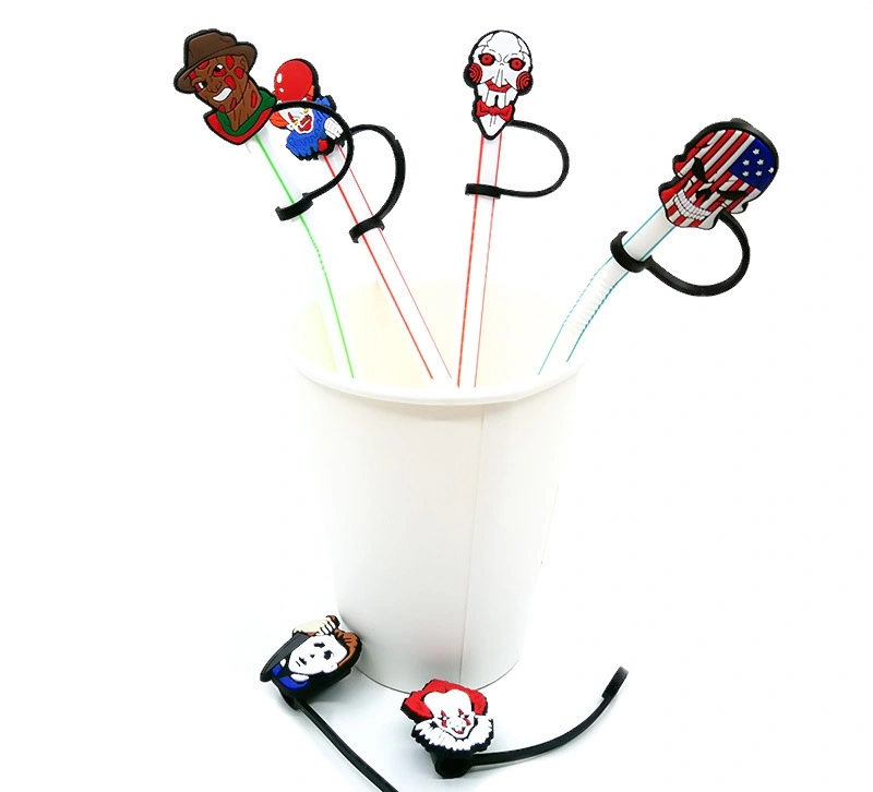 NEW RTS Straw Cover Toppers Cap Fit 7-8mm Dia Straw Free Shipping (100pcs/200pcs)