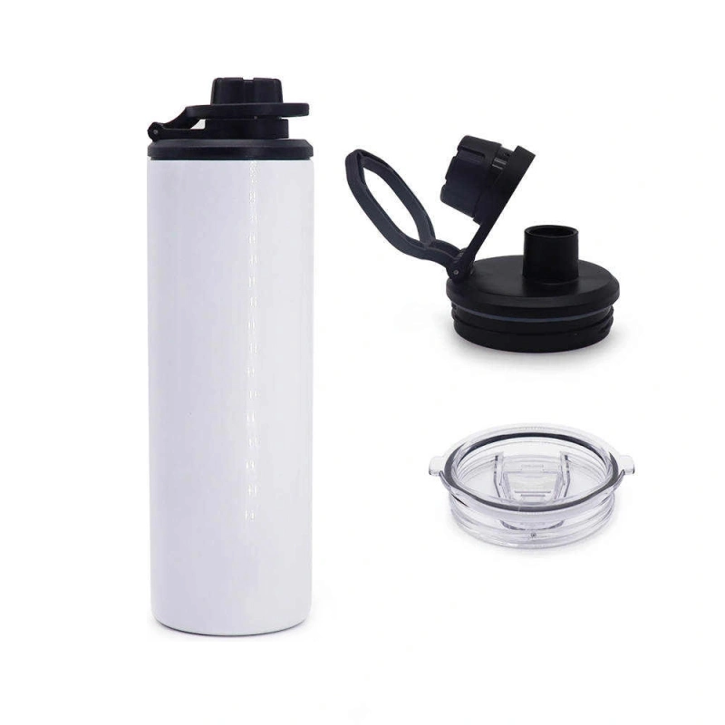 20oz Sublimation Stainless Steel Tumbler with Round Portable & Slide Lids