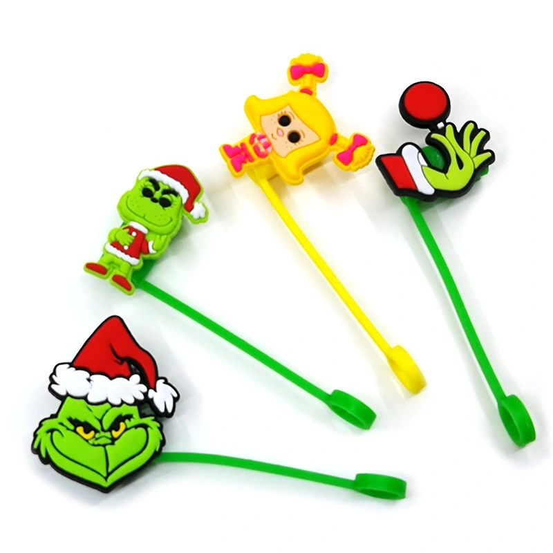 NEW RTS Straw Cover Toppers Cap Fit 7-8mm Dia Straw Free Shipping (100pcs/200pcs)