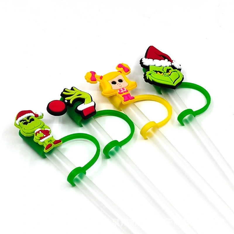 NEW RTS Straw Cover Toppers Cap Fit 7-8mm Dia Straw Free Shipping (100pcs/200pcs)
