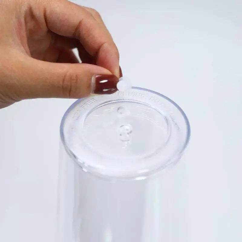24oz double wall Acrylic Tumbler with hole 25pcs/case