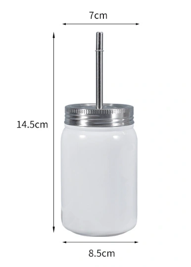 US RTS 500m Sublimation Mason Jar Bottle (25PCS)