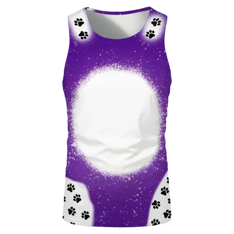 China RTS NEW Sublimation Faux Bleach Sleeveless Shirt Free Shipping (20PCS/60PCS)