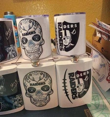 8oz White Sublimation Stainless Steel Flask Wine Water Bottle