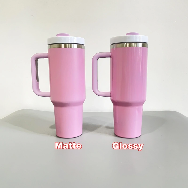NEW China RTS H2.0 40oz Sublimation Macaron Mugs Glossy/Matte Free Shipping (25PCS)