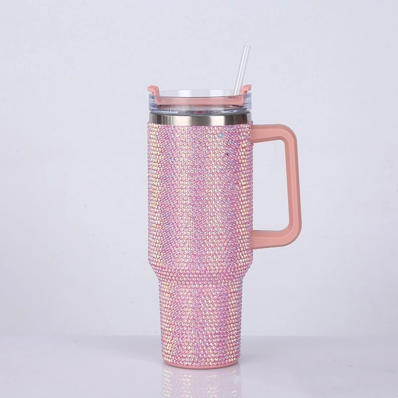 NEW China RTS 40oz Rhinestone Mugs Free Shipping (12PCS/25PCS)