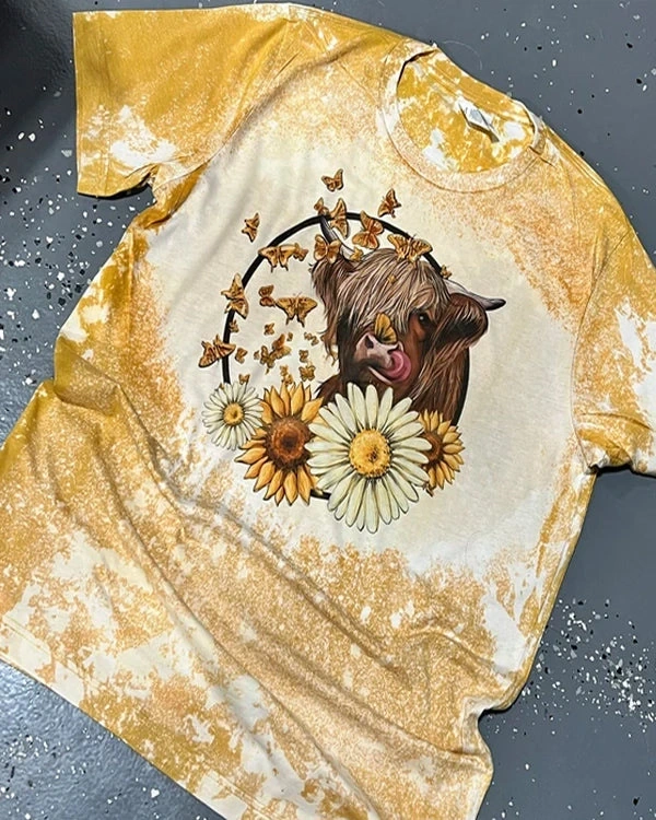 China RTS NEW Sublimation Faux Bleach T-shirt Free Shipping (20PCS/50PCS)