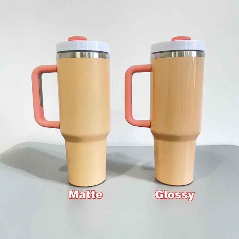 NEW China RTS H2.0 40oz Sublimation Macaron Mugs Glossy/Matte Free Shipping (25PCS)
