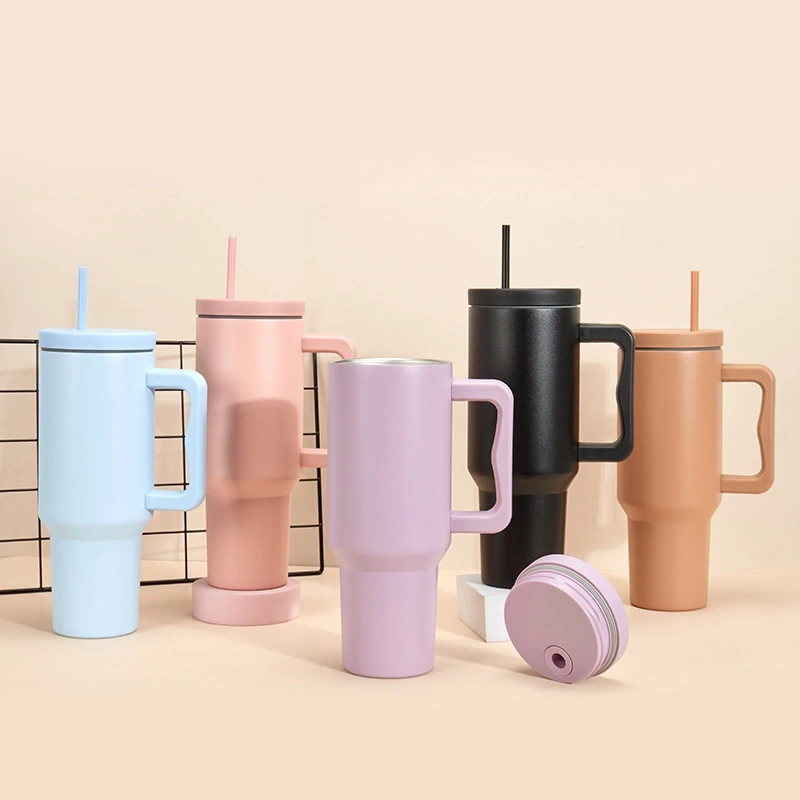 NEW China RTS 40oz Powder Coated Mugs Free Shipping (12pcs/25PCS)