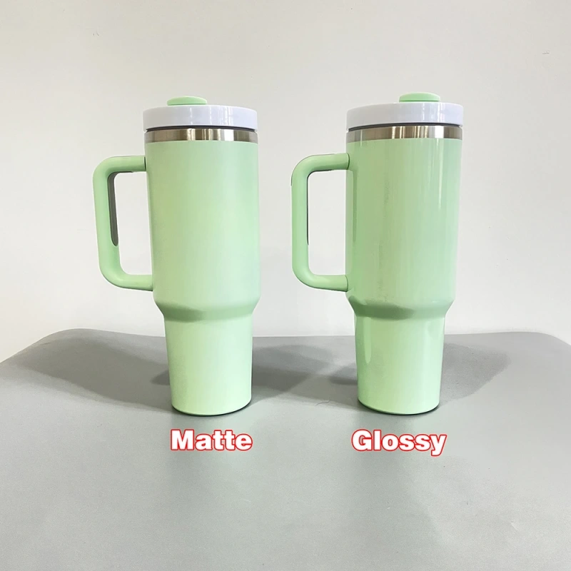 NEW China RTS H2.0 40oz Sublimation Macaron Mugs Glossy/Matte Free Shipping (25PCS)