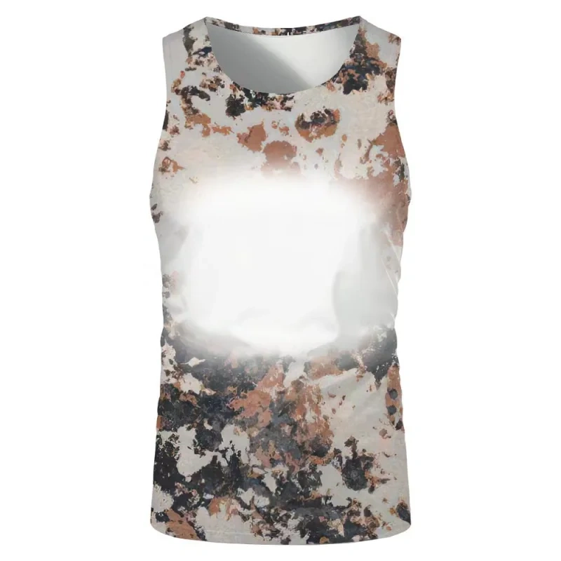 China RTS NEW Sublimation Faux Bleach Sleeveless Shirt Free Shipping (20PCS/60PCS)