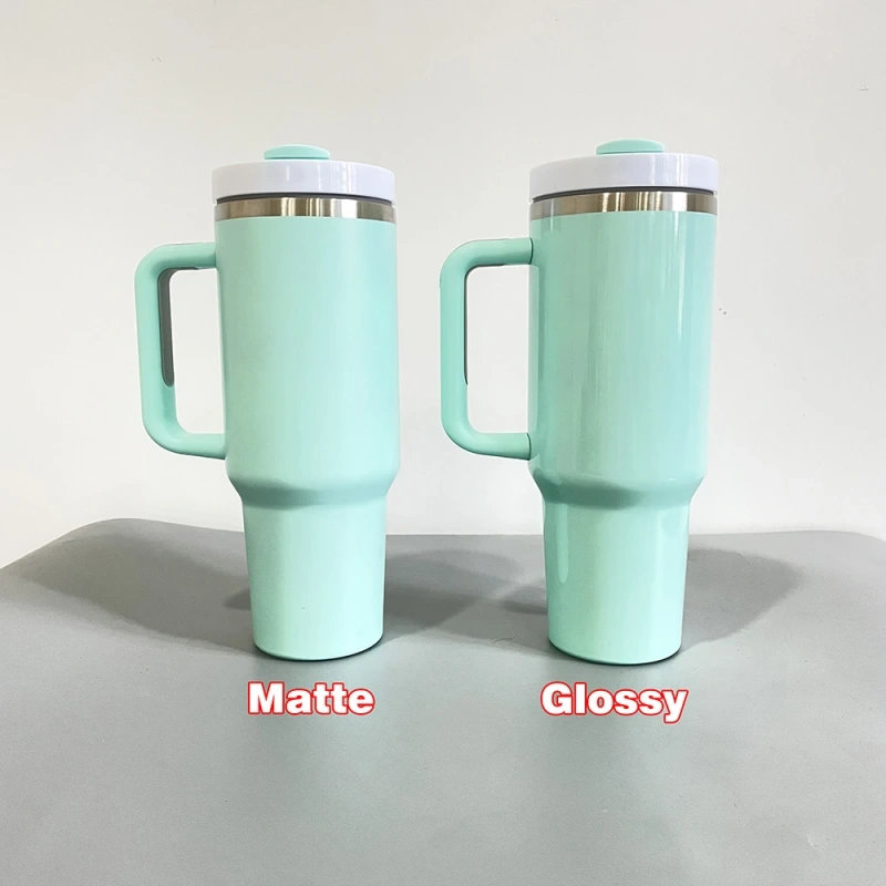 NEW China RTS H2.0 40oz Sublimation Macaron Mugs Glossy/Matte Free Shipping (25PCS)