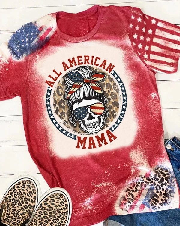 China RTS NEW Sublimation Faux Bleach T-shirt Free Shipping (20PCS/50PCS)