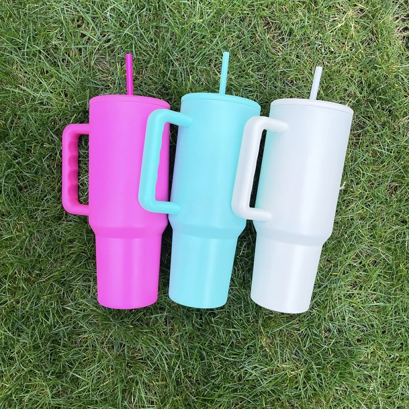 NEW China 40oz 3.0 Sublimation Mug with Colored Lid Free Shipping (25PCS)