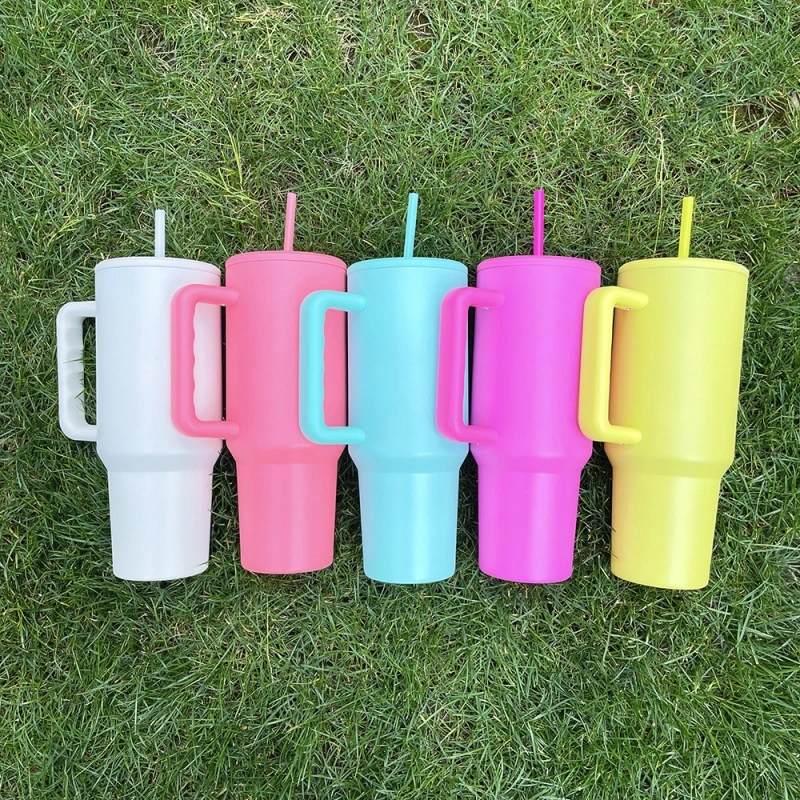 NEW China 40oz 3.0 Sublimation Mug with Colored Lid Free Shipping (25PCS)