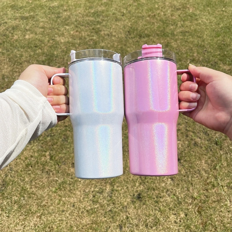 NEW China RTS Sublimation 20oz Shimmer/Glitter Kids Cup Free Shipping (25PCS)