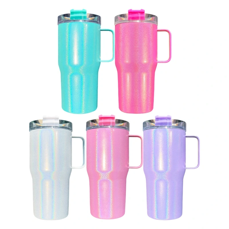NEW China RTS Sublimation 20oz Shimmer/Glitter Kids Cup Free Shipping (25PCS)