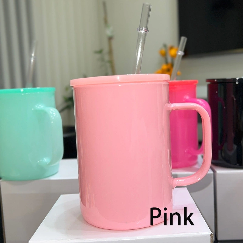 NEW China 17oz Sublimation Colored Glass Mug Free Shipping (25PCS)
