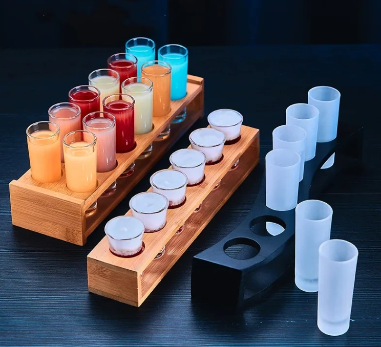 RTS 1.5oz Sublimation Blank Ceramic/Frosted/Clear Shot Glass Free Shipping (36pcs/72pcs)