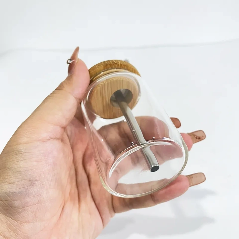 NEW 3.5oz Sublimation Clear/FrostedShot Glass with Steel Straw Free Shipping (20pcs/50pcs)