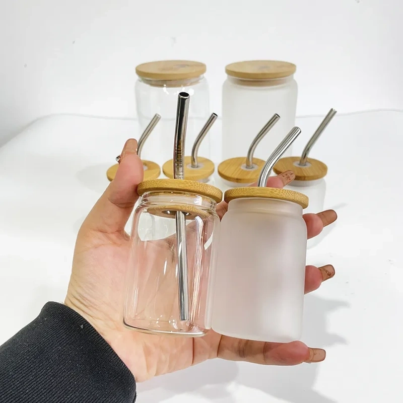 NEW 3.5oz Sublimation Clear/FrostedShot Glass with Steel Straw Free Shipping (20pcs/50pcs)