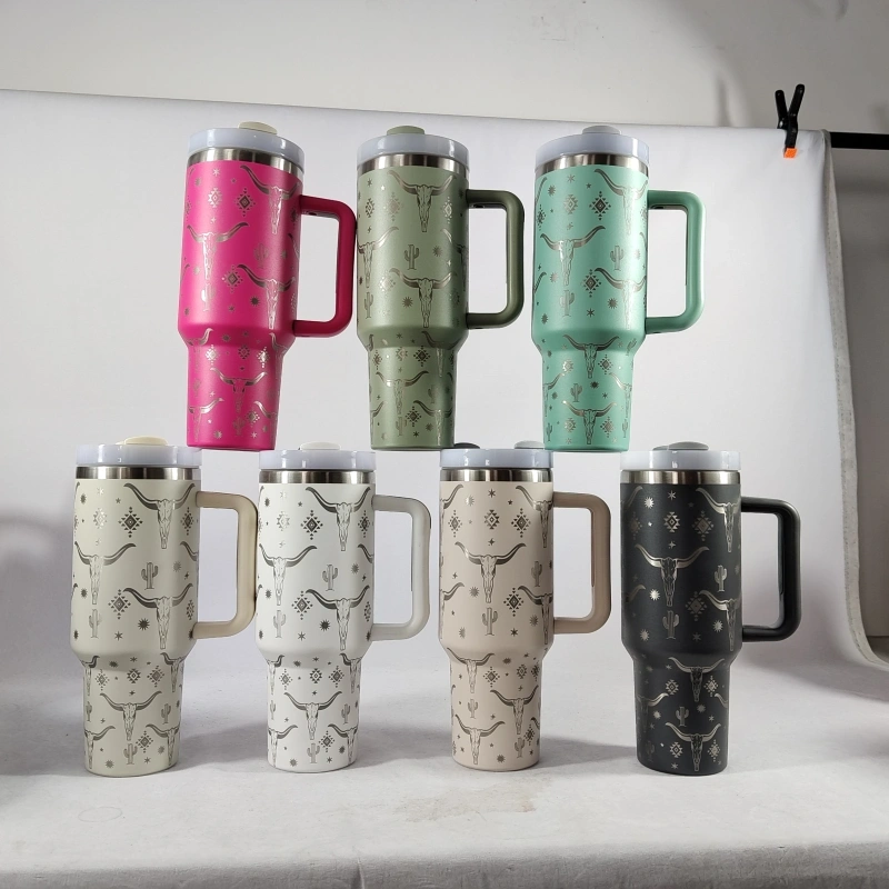 NEW China RTS 40oz 2.0 Non-Sublimation Laser Mug Free Shipping (12PCS/25PCS)