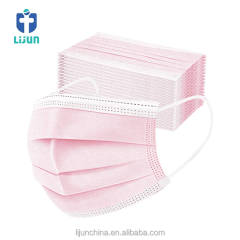 CE Facemask head-mounted 3ply disposable face mask islamic mask medical standard Elastic earloop handloop
