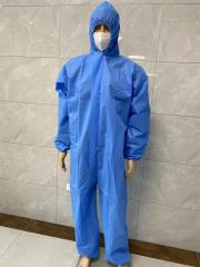 Factory Direct Sale Disposable Coverall Type 5/6 Waterproof Ppe Suit Sms Sterile Protective Clothing Equipment Suits
