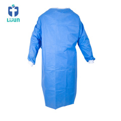 Non woven Products Factory Disposable Medical Use SMS PP PE Surgical Isolation Gown Level 2 3