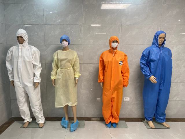 Painting Waterproof Type 5 6 Protective Clothing Overall Workwear Disposable Coverall SMS overalls