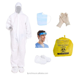 OEM Waterproof Chemical Resistant Safety Protective Microporous Type 5&6 Disposable Coverall