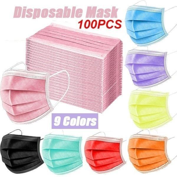 Nose Level 3 4 Layer Filter Black Surgical 100 Pcs Ply Face Adult Christmas Custom Print Disposable Medical 3Ply 4Ply Mask