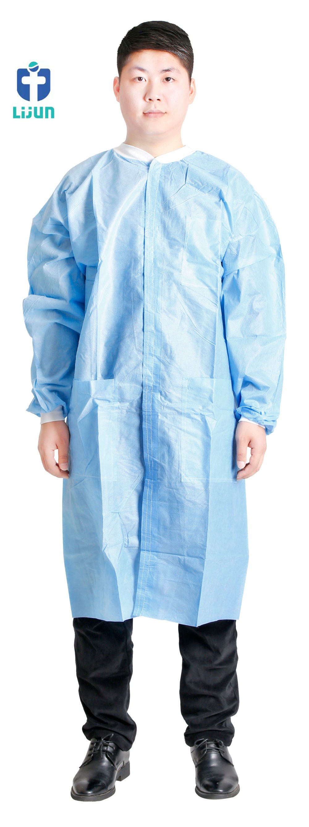 Non woven Products Factory Disposable Medical Use SMS PP PE Surgical Isolation Gown Level 2 3