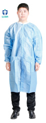 Non woven Products Factory Disposable Medical Use SMS PP PE Surgical Isolation Gown Level 2 3