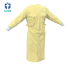 Customized High Quality Disposable Surgical Gowns Breathable Isolation Gown Pp+pe Pl Gown Beautiful Price Export Factory
